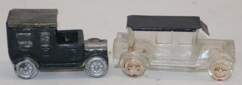 Group of 2 Early Automobile Shaped Glass Candy Containers (1 of 5)