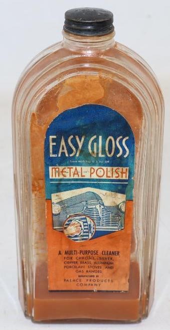 Easy Gloss Metal Polish One Quart Bottle with Car Graphics: One Quart