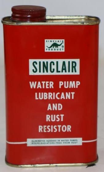 Sinclair Water Pump Lubricant 16 OZ Oil Can (1 of 2)
