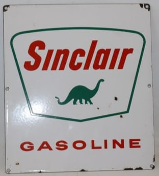 Sinclair Gasoline Porcelain Gas Pump Plate (1 of 4)