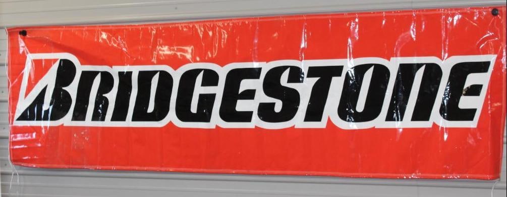 Bridgestone Tires Advertising Banner: 116" x 34"