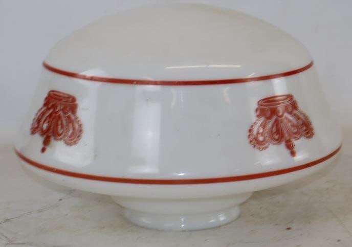 Red Crown Glass Light Globe (1 of 6)