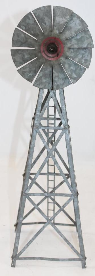 Aero Mfg Co Geneva Nebraska Scale Model Stainless Steel Windmill (1 of 3)