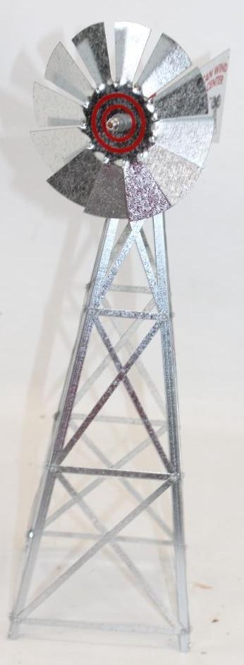 American Wind Power Center Lubbock Texas Stainless Steel Scale Model Windmill (1 of 4)