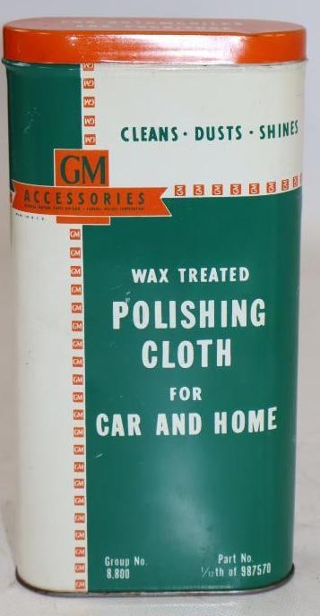 GM Accessories Wax Treated Polishing Cloth Tin (1 of 2)