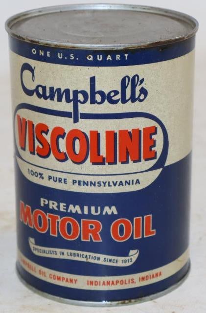 Campbells Viscoline 1 Quart Metal Oil Can (1 of 2)