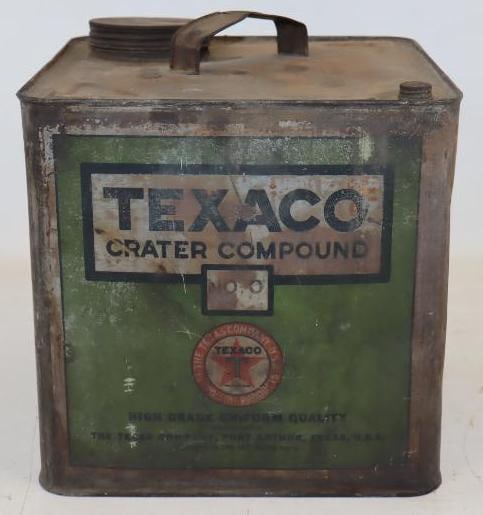 Texaco Port Arthur Crater Compound 25lb Grease Can (1 of 14)