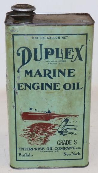 Duplex Marine One Gallon Rectangle Oil Can (1 of 10)