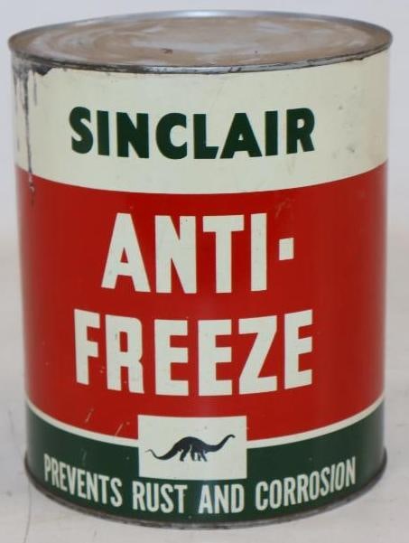 Sinclair Antifreeze Metal One Gallon Oil Can (1 of 2)