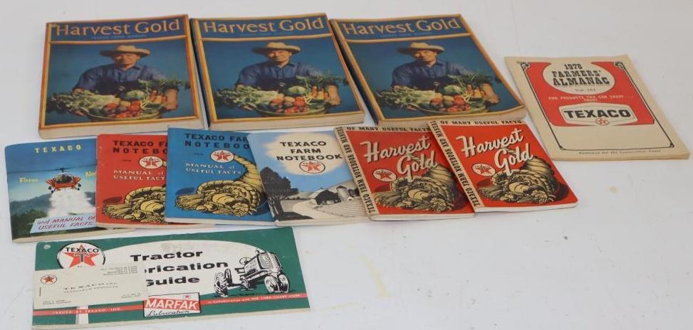 Group of 11 Texaco Farm Harvest Manuals & Tractor Lubrication Guide (1 of 8)