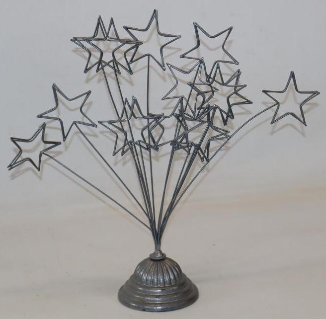 Shooting Star Picture Holder Table Centerpiece: 18" x 5" x 18"