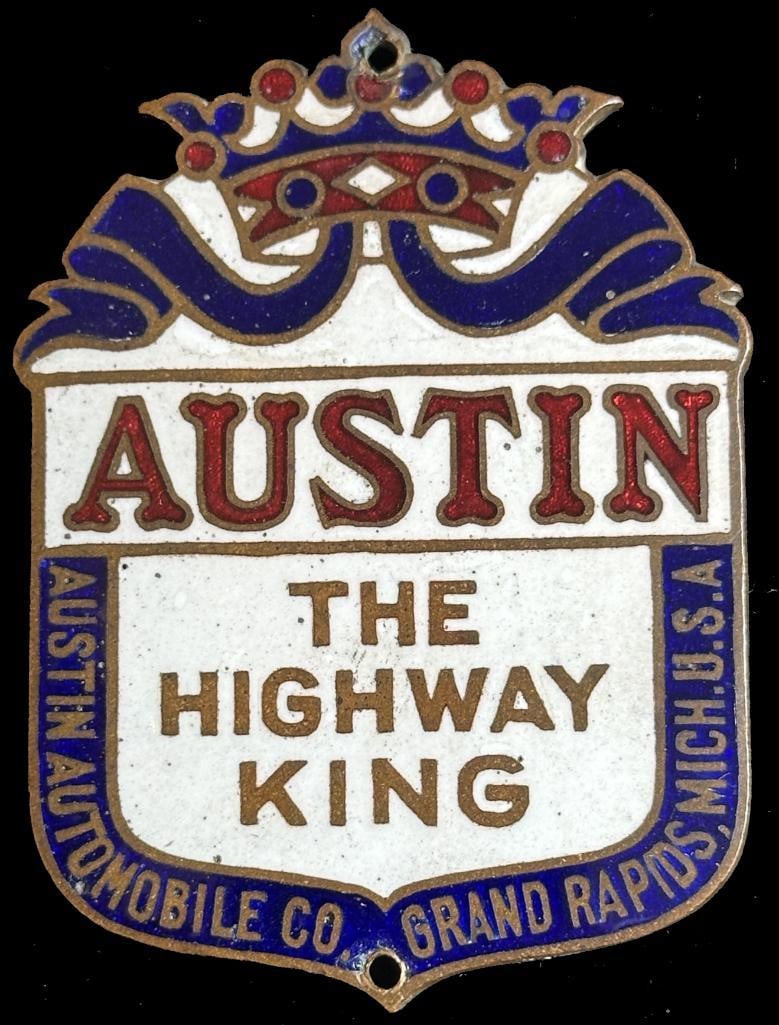 1915-1920 Austin - Highway King  Radiator Emblem (1 of 2)