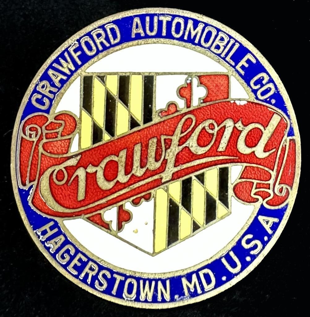 1920-1923 Crawford Radiator Emblem (1 of 2)