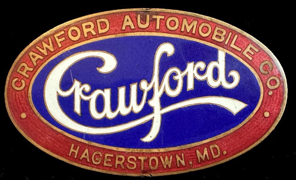 1913-1919 Crawford Radiator Emblem (1 of 2)