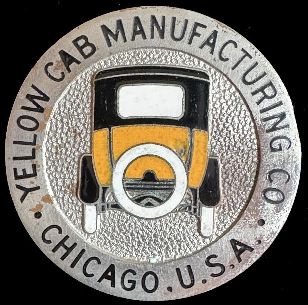 1924-1925 Yellow Cab Radiator Emblem (1 of 2)