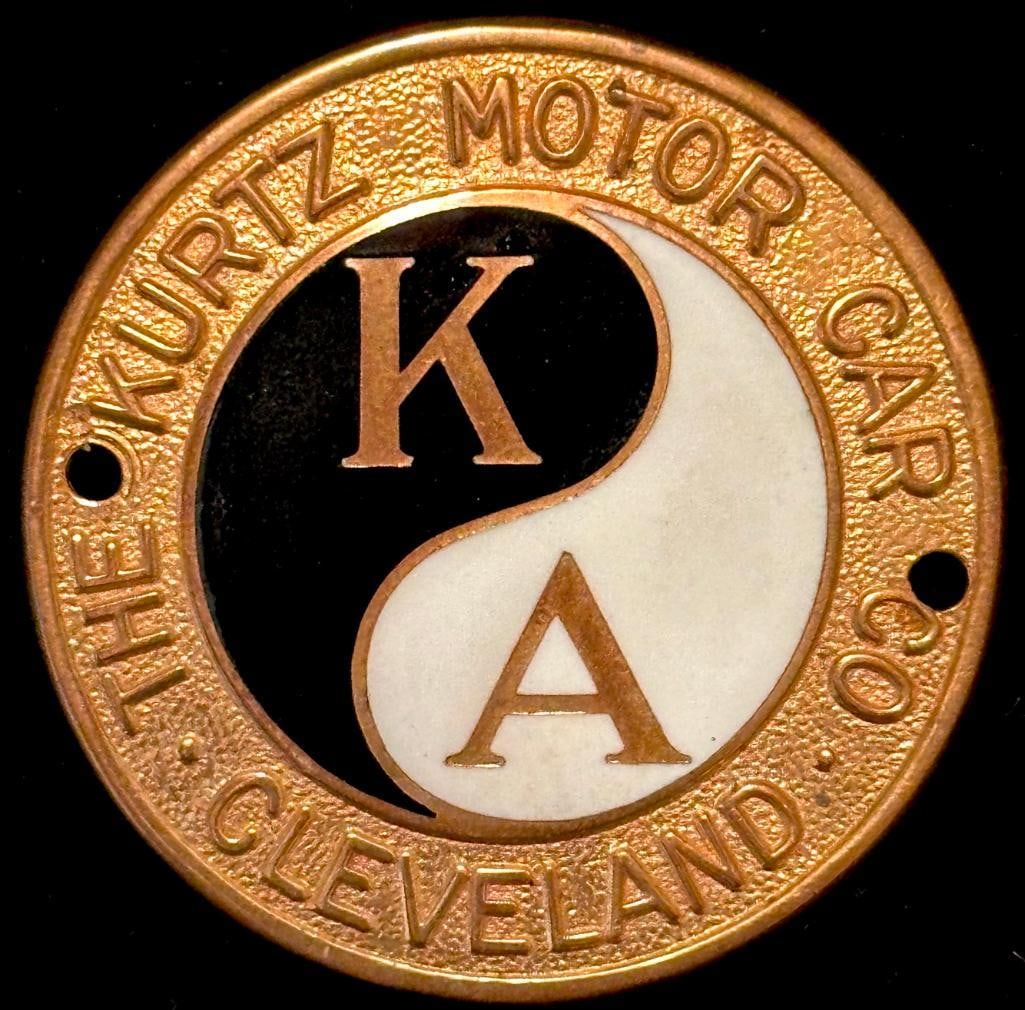 1920-1925 Kurtz Radiator Emblem (1 of 2)