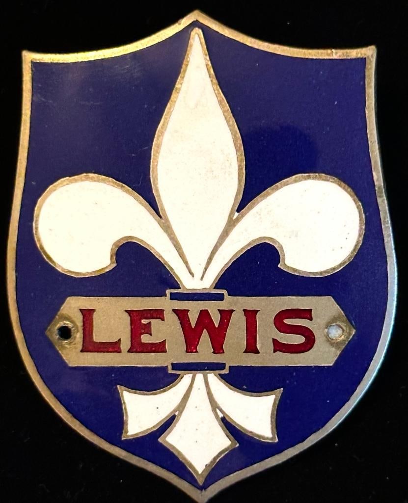 1914-1916 Lewis Radiator Emblem (1 of 2)