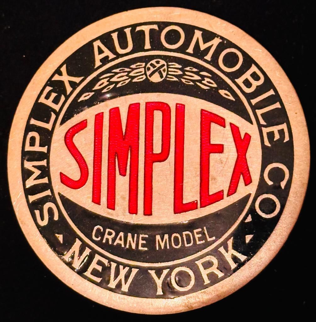 1915-1919 Simplex Hub Emblem (1 of 2)