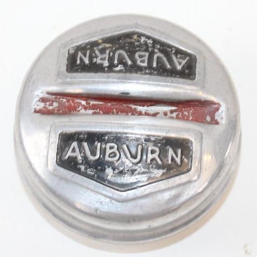 1928-29 Embossed Auburn Threaded Automobile Hubcap (1 of 2)