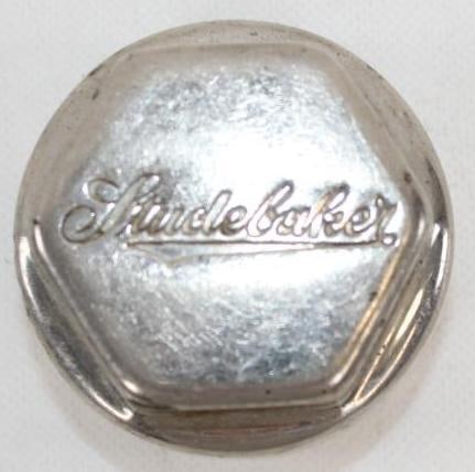 Studebaker Motor Car Co. Threaded Automobile Hubcap (1 of 2)