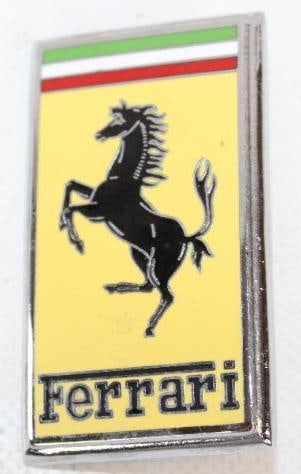 Cloisonne Ferrari Hood Ornament Emblem (1 of 2)