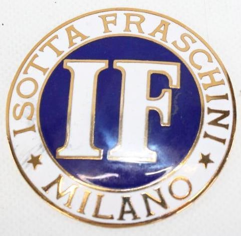 1930's Isotta Fraschini Milano Cloisonne Radiator Emblem (1 of 2)