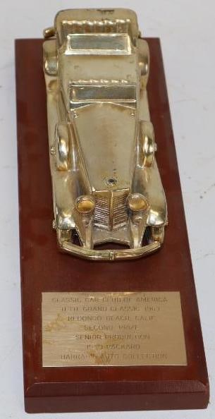 1963 Classic Car Club of America Senior Production 1930 Packard Second Prize Trophy (1 of 4)