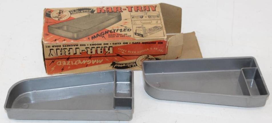 Kar-Tray Magnetized Car Organizer in Original Box: 7.5" x 3.5" x 2.5"