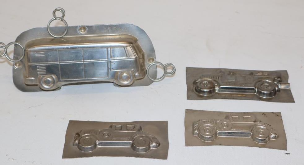Group of 4 Early Car Chocolate Molds (1 of 5)