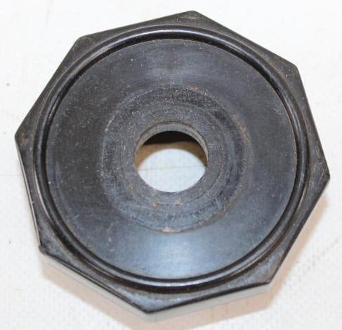 Early Automobile Radiator Cap with Moto Meter Mounting Hole (1 of 2)
