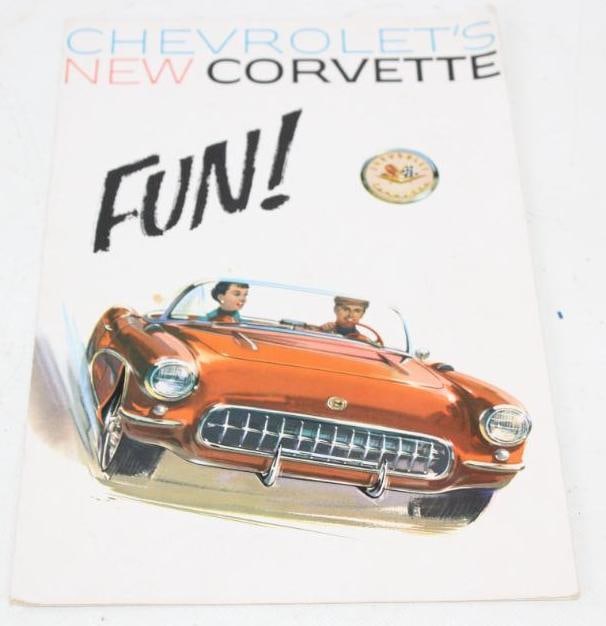 1956 Chevrolet Corvette Dealership Brochure: 7" x 11.25"