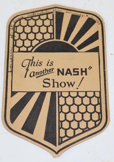 Nash 400 1929 St. Louis Auto Show Handout (1 of 2)