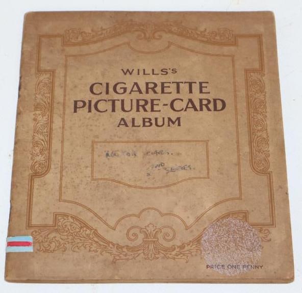 Wills's Cigarette Picture Card Album of Player Cigarettes Motor Car Cards (1 of 6)