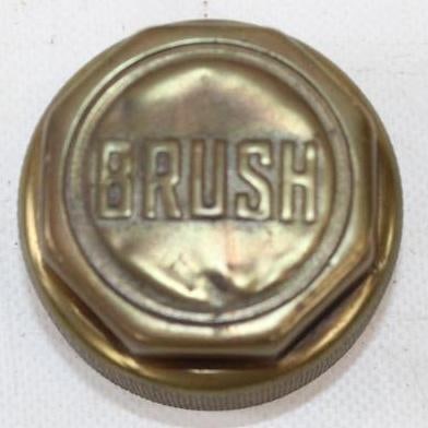 Brass Brush Motor Car Co. Threaded Automobile Hubcap (1 of 2)