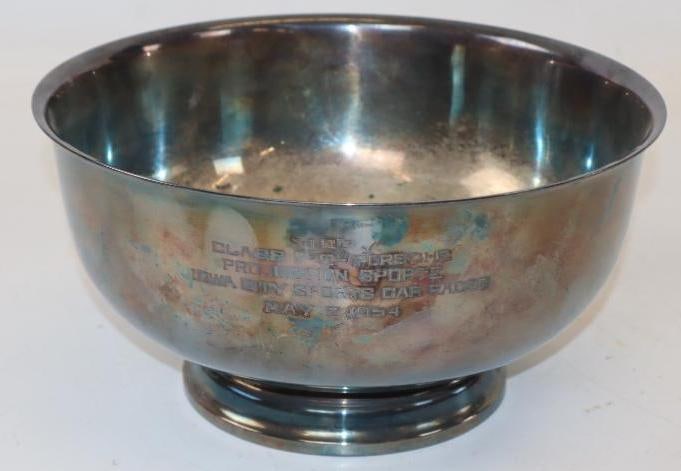 1954 Class F2 Porsche Production Sports Car Races Silver Trophy (1 of 5)