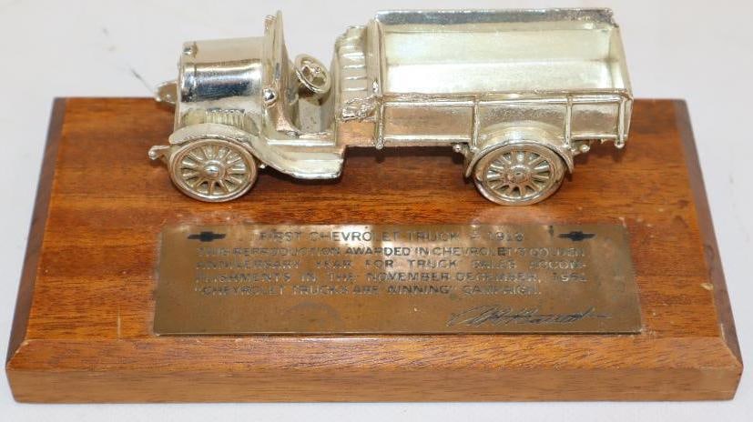 1961 Chevrolet Truck Sales Accomplishment Award: 7" x 4" x 2"