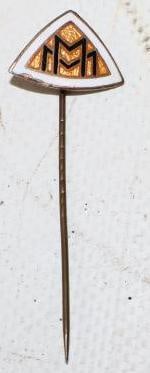 Cloisonne Maybach Lapel Pin: 2" x .75"