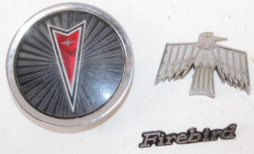 Group of 3 Pontiac and Firebird Emblems (1 of 2)