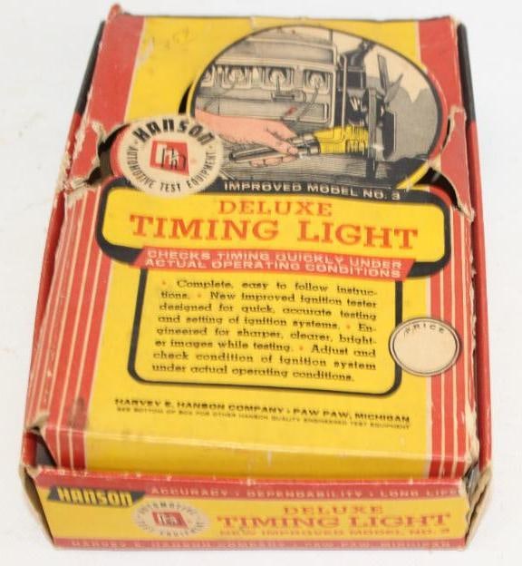 Hansen Deluxe Timing Light in Original Cardboard Display Box (1 of 5)