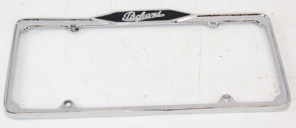 Early Packard Motorcar Co License Plate Frame (1 of 3)