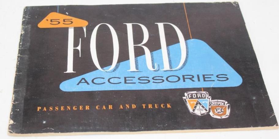 1955 Ford Passenger Car and Truck Accessories Dealership Brochure Book (1 of 5)
