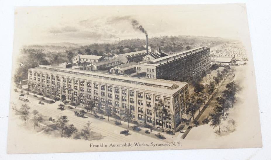 1912 Franklin Automobile Works Postcard (1 of 2)