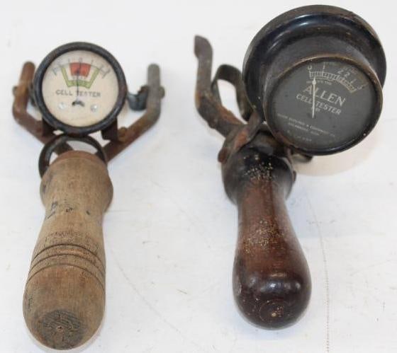 Group of 2 Service Station Battery Cell Testers (1 of 4)