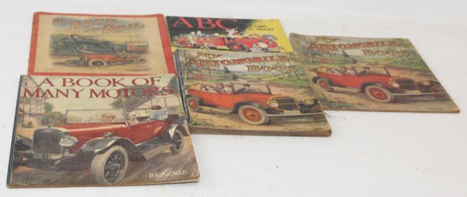 Group of 5 Early Automobile Childrens Books (1 of 7)