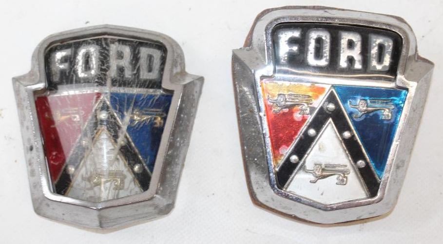 Group of 4 Ford V8 Truck and Car Emblems (1 of 2)