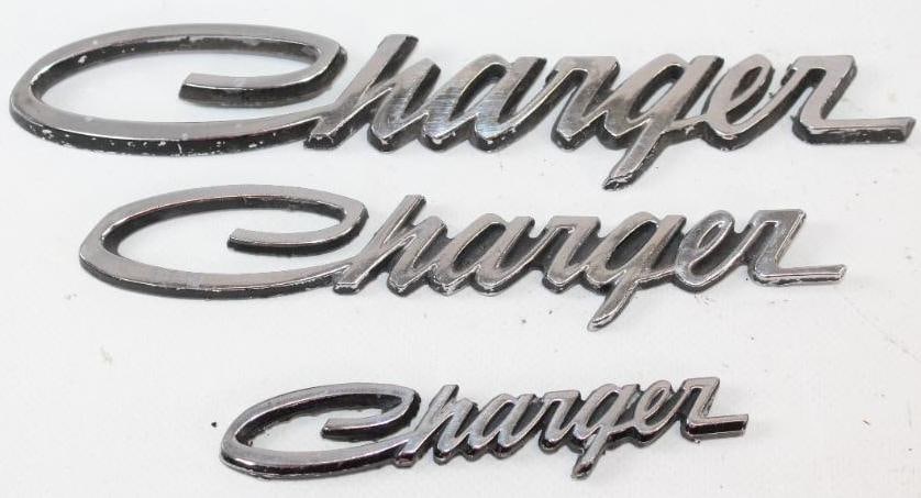 Group of 3 Different Charger Fender Emblems (1 of 2)