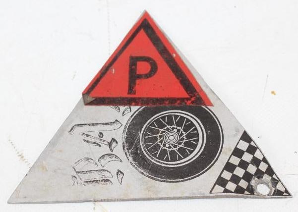 BARC British Auto Racing Club Aluminum Car Club License Plate Topper: 5" x 4.25"