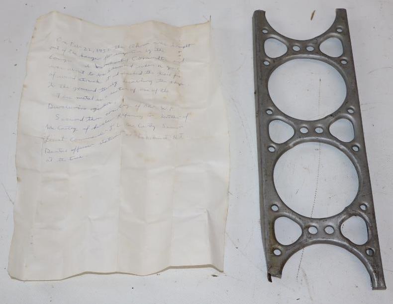 1932 Duralumin Girder Section from USS Akron Zeppelin Airship (1 of 6)