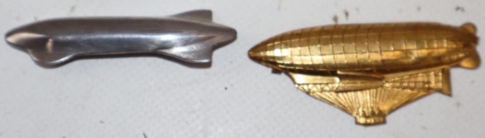 Group of 2 Blimp Zeppelin Shaped Pins (1 of 2)
