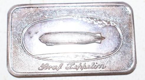 Graf Zeppelin .999 Fine Silver 1oz Bar (1 of 2)